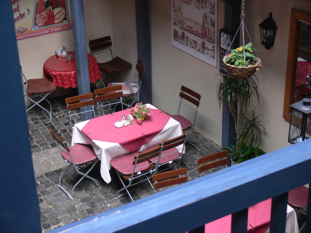Gasthof & Fleischerei Endler Rheinsberg Buitenkant foto